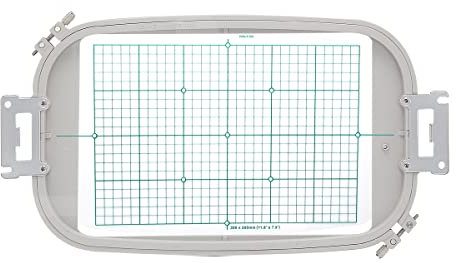 Sew Tech Stickrahmen für Brother PR670E PR1000 PR1000e PR1050X PR1055X PR600 600C PR620 620C 600II 600IIC PR650 PR650e PR655 etc. Näh- und Stickmaschine, 11-3/4×7-7/8 Zoll (300x200 mm) PRH300 Hoop