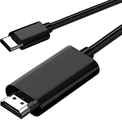 MINDORLEN USB C to HDMI Cable 6ft 4K for Monitor, Adapter MAC, USBC Converter vga iPad pro, MacBook air, Type Cord Chromebook, TV