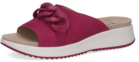 CAPRICE Donna 9-27204-42, Sandali Bassi, Fucsia Suede, 37 EU