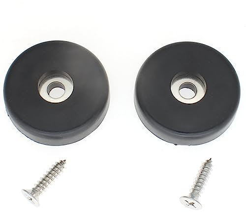 FDXGYH 16 Pcs Speaker Cabinet Feet Speaker Isolation Pad Rubber Feet for Audio, Speakers, Subwoofers, Amplifiers [ Black, 30mm x 10mm ]