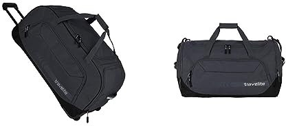travelite Trolley Reisetasche Größe XL, Gepäck Serie Kick Off & große Reisetasche Größe L, Gepäck Serie Kick Off: Praktische Reisetasche für Urlaub und Sport, 60 cm, 73 Liter