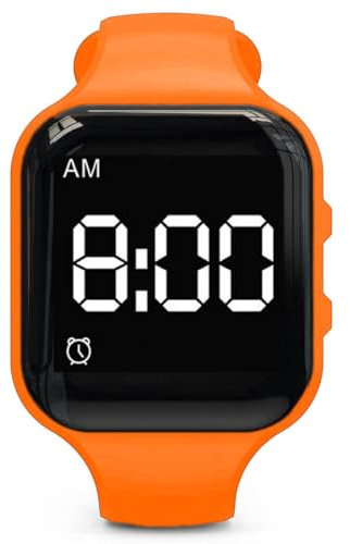 15-Alarm-vibrierende Erinnerungsuhr-wasserdichte medizinische Vibrationserinnerungsuhren (Orange)