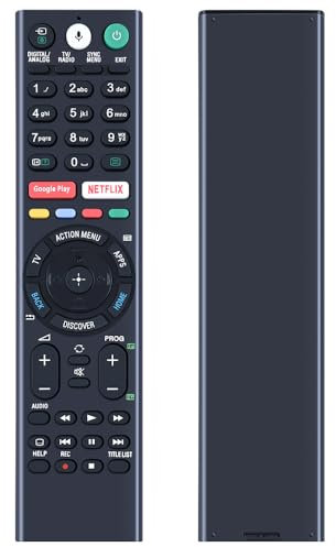 GOUYESHO RMF-TX300E/200E Sprachfernbedienung Fernbedienung für Sony Bravia TV KD-43XE8005 KD-55XE8505KD-55XD8505 KD-55XD8577 KD-55XD8599KD-55XE9005 KD-75XE9405 KD-55XD8005 KD-55XD8005