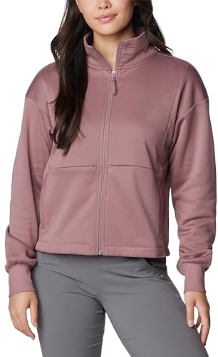 Columbia Damen Boundless Trek Tech Full Zip Fleecejacke mit durchgehendem Reißverschluss, Feige, M