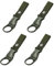 Water Bottle Hanging Strap,4 PCS Nylon Belt Bottle Holder Clips Water Bottle Buckle Portable Mineral Water Bottle Ring Holder for Hiking Camping Travel Sports(Army Green)