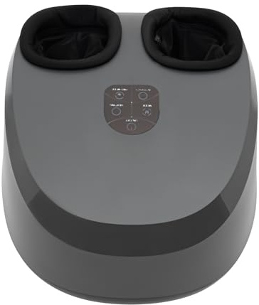 HOARLICN Elektrisches Fußmassagegerät, Elektrisches Shiatsu Fussmassagegerät Mit Fernbedienung 3 Modi Und 3 Stufen Der Temperatur Shiatsu, Massage Mit Rollen, Kratzen, Luftdruckmassage
