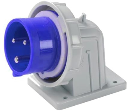 Prise industrielle 220 V 230 V 3 broches 2P+T 16 A IP67 - ROSI 1001052