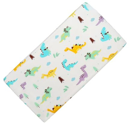 VICASKY Luxuriöse Bettdecke Aus Baumwolle Mit Dinosaurier-Print Spannbettlaken Für Kleinkinder Stilvolles Bettlaken Für Kinderbett