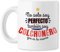 CLUBS (Taza Fútbol para Aficionados del Atlético de Madrid 'No solo soy perfecto, también soy Colchonero’ – Regalo Navidad, Cumpleaños, Hombre, Amigo Invisible | Cerámica Blanca 325ml)