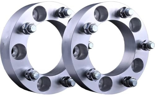 Spurverbreiterung Für Suzuki Für Jimny Für Sierra 2 Stück PCD 5x139,7 CB 108mm Aluminiumlegierung Hubcentric Spurverbreiterung Adapter Auto Distanzscheiben(Silver 25mm)