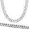 XUZOPIM Ice Out Kette Cuban Link Chain Iced Out For Men, 50 Cm Men'S Cuban Link Chain Gold Silver Miami Cuban Link Choker Necklace Bracelet, Unisex Hip Hop Jewellery Gift For Father'S Day