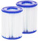 Filtro Piscina, Cartucce filtranti for Piscine ， Tipo II 58094 Confezione da 2 cartucce filtranti Lavabili