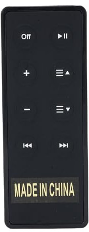 Fockety Fernbedienung für Sounddock Serie III Serie II, Tragbares Digitales Musiksystem Fernbedienung Ersatz für Soundbar Touch Wave Music Radio System
