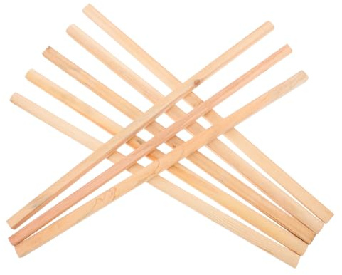 Operitacx Set 8 Aste per Pergamene E Poster Bastoncini per Artigianato in Legno Cornice per Pergamene per Calligrafia Rotoli E Fotografia Montaggio Stabile da Parete
