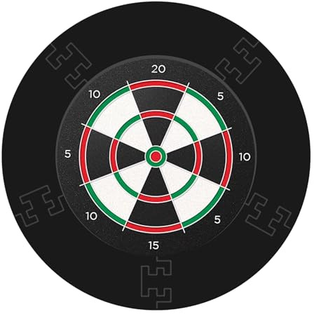 Dartscheibe Schutzring, 5-teiliger Dart Catchring Surround, Dart Surround Auffangring, Eva Dartscheiben Surround, Dartscheibe Umrandung, Surrounds Auffangring Darts Backboard, 71 x 45 x 2,5cm
