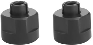 2 Satz Oberfräsen Spannzangenfutter Reduzierhülse Werkzeug Bit für Fräser Zubehör 12,7mm bis 6,35mm