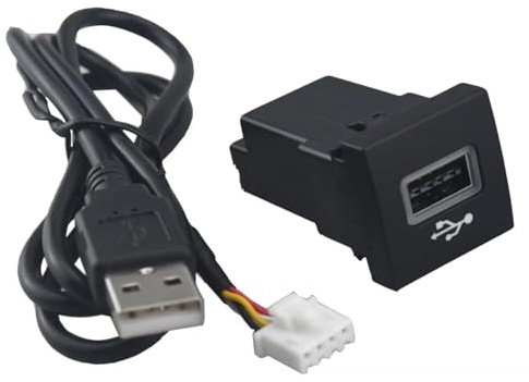 Porta USB Center Console Compatibile Con Golf 6 2006-2012 Adattatore Per Auto Audio U-Disk Flash Socket Cavo Di Interfaccia AUX con porta USB