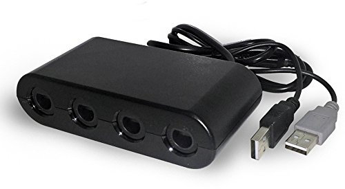 h Adaptador de mandos de Gamecube para Nintendo Wii U y PC, compatible Super Smash Bros