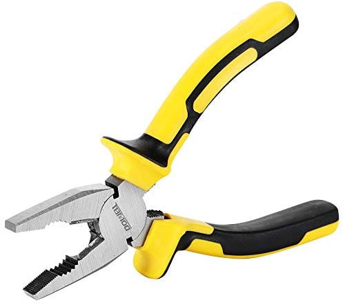 DOWELL Pinze da 8 pollici della combinazione delle pinze del Lineman con la costruzione dell'acciaio al cromo del nichel della taglierina con la maniglia professionale