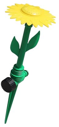 Jardinion irrigatore per prato, raggio di spruzzo di 6m, sistema di irrigazione a forma di fiore Verde