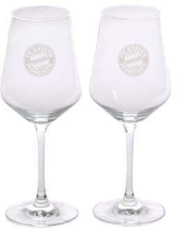FC Bayern München Weinglas 2er-Set Glas Schoppen FCB