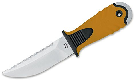 MAC Erwachsene Tekno 304 Tauchermesser, gelb, 21cm