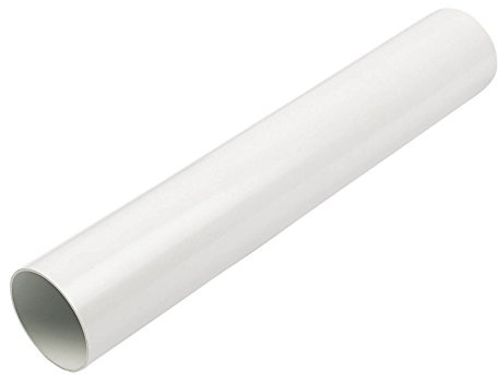 FloPlast 68mm White Round Downpipe 4M