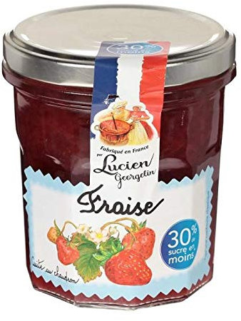 LUCIEN GEORGELIN Confiture Extra Allégée Fraises - 320 g