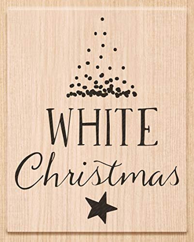 Stempel White Christmas 65x82mm