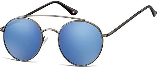 Montana Eyewear Unisex MS84 Sonnenbrille, Gunmetall, 50