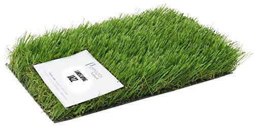 Primaflor Gazon synthétique JAZZ, Échantillon, hauteur de 40 mm, résistant aux UV, perméable à l'eau, tapis de gazon vert, extérieur, pour jardin, terrasse et balcon