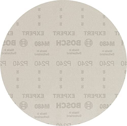 Bosch 25x EXPERT M480 Schleifnetz (für Trockenbauwand, Hartholz, Ø 225 mm, Körnung 240, Professional Zubehör Trockenbauschleifer)