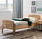 Hasena Komfortbett Seniorenbett Luano 30 Eiche Bianco massiv 90x200