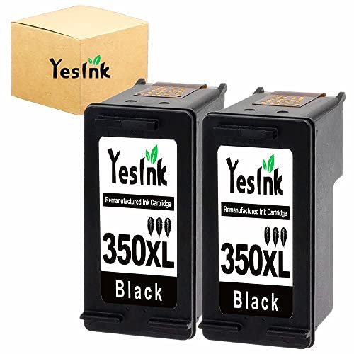 350 XL Ersatz für Druckerpatrone HP 350 HP 350 350 XL Schwarz für Deskjet D4260 D4360 Officejet J5780 J6410 (2 Schwarz)