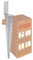 TRIBECCO® Support de poteau universel à enfoncer L (70 x 600), support de poteau galvanisé à chaud, douille à enfoncer, douille de sol, douille à enfoncer, poteaux, ancre, poteaux de clôture