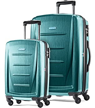 Samsonite Winfield 2 Hartschalengepäck für Erwachsene, Unisex, mit Spinnrollen, Kaktusgrün, 2-Piece Set (20/24), Winfield 2 Hartschalengepäck mit Spinnrollen