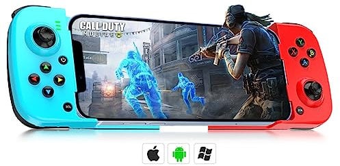 arVin Controller di Gioco Wireless MFi per iPhone, Android, PC, Bluetooth Mobile Gamepad Joystick per iPhone, Samsung, Huawei, Realme, Motorola-COD, Apex, Genshin Impact -Direct Play
