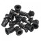 sourcing map Speaker Grill Guides Plastic Black Ball Socket Type Dia 11mm for Speaker Parts Accessories Pack of 8