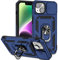Hitaoyou iPhone 14 Case with Camera Cover & Kickstand, Military Grade Shockproof Heavy Duty Protective Magnetic Case for iPhone 14 6.1'' inch, Blue