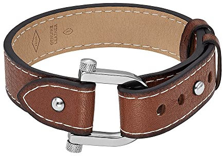 Fossil Armband Für Männer Heritage, Länge: 268mm, Breite: 33.3mm Silber Edelstahlarmband, JF04397040
