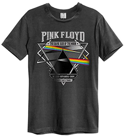 Amplified Unisex Adult 72 Tour Pink Floyd T-Shirt (M) (Charcoal)