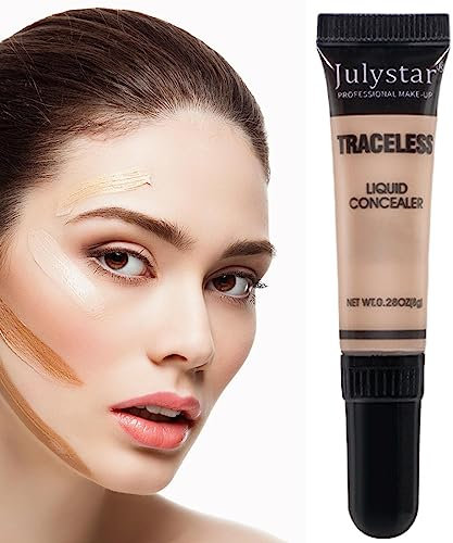 Correttore impermeabile per cicatrici | Correttore liquido multiuso e fondotinta impermeabile per le gambe | Trucco a copertura totale per macchie scure, fondotinta per le gambe Rosixehird