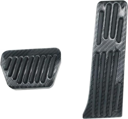 Auto Pedalauflagen für BMW X3 X4 X5 X6 E91 E60 E53 E87 E90 E91 E70 E71 F10 F30 F30 F31 F31 Z4 E85 G30 E82, Anti-Rutsch Auto Gaspedal Pedale Bremse Pedale Abdeckung Verschleißfest Auto Pedalabdeckung
