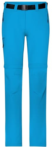 James & Nicholson Damen Zipp-Off Outdoorhose - Funktionelle Wander-und Trekkinghose mit abnehmbaren Beinen