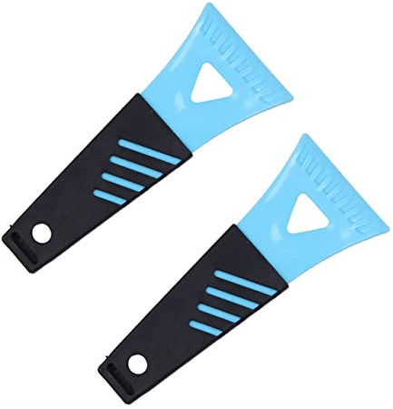 Anneome 2stücke Schneeschaufel Für Auto Frostentfernungsschaber Schneeentfernungswerkzeug Eisentfernung Schneeremovel Praktisches Design Leicht Zu Verstauen Robuste Materialien Sicheres FA