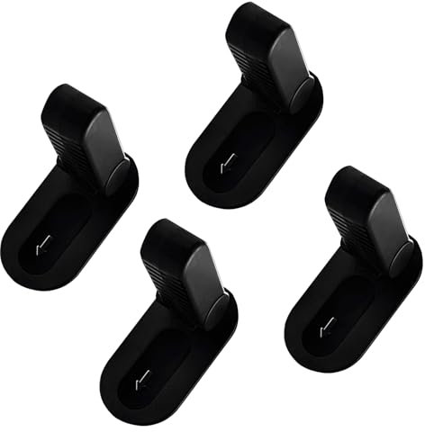 Childproof Door Lever Lock (Black, Pack, 4)
