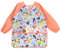 REEKNOKOL Tablier pour enfants, de 3 à 8 ans, tablier imperméable pour enfants, tablier de peinture à manches longues pour enfants, avec poche pour peindre, cuisiner, manger, arts et artisanat (rose)