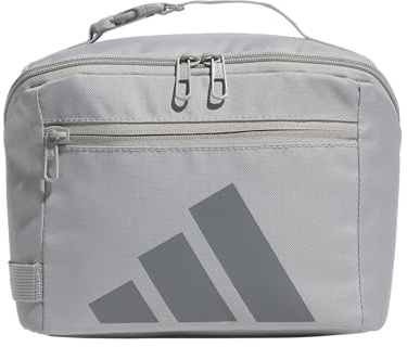 adidas Affiliate Lunch Bag with Handle, Insulated bento Box for Women and Men, Grey Two/Grey Three, One Size, Affiliate Lunch Bag With Handle, Insulated Bento Box for Women and Men