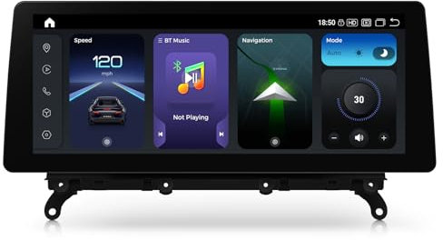 XTRONS 12.3 Zoll Android 14 Autoradio Multimedia Player Qualcomm Octa Core 8GB 128GB 4G LTE WiFi Car Play Android Auto Bluetooth GPS Optional DVR DAB OBD TPMS Für BMW X3 F25(2011-2013) CIC System