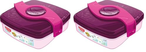 Maped Picnik Origins Boîte à goûter Rose (Lot de 2)